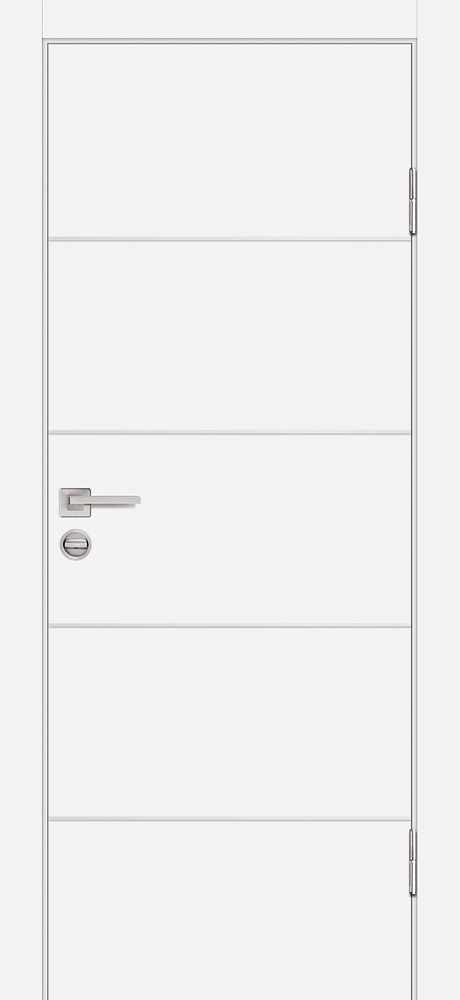 Межкомнатная дверь П-12 Белый матовый