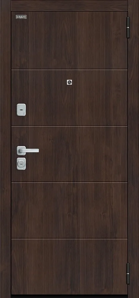 Дверь Прайм/BChrome Almon/Wenge Melinga BR6167